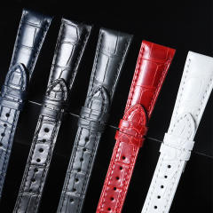 【For fold-over clasp】Alligator strap for Patek 5059