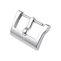 Silver/Polishing tang buckle