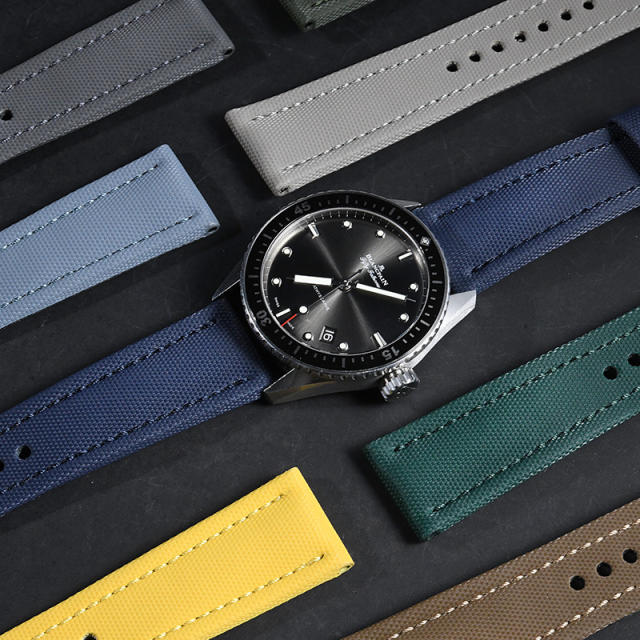 Nylon canvas strap 23mm suitable for Blancpain Fifty Fathoms 5000/5054/5200/5015