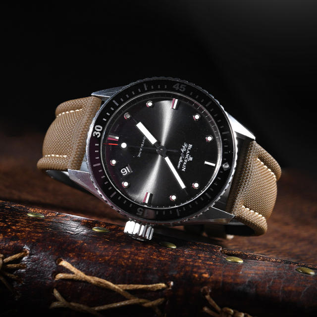 Nylon canvas strap 23mm suitable for Blancpain Fifty Fathoms 5000/5054/5200/5015
