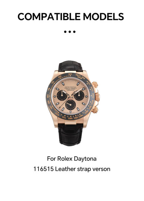 Vagenari S-Grade TPU Watch Protective Film For Rolex Daytona 116515 Leather strap verson