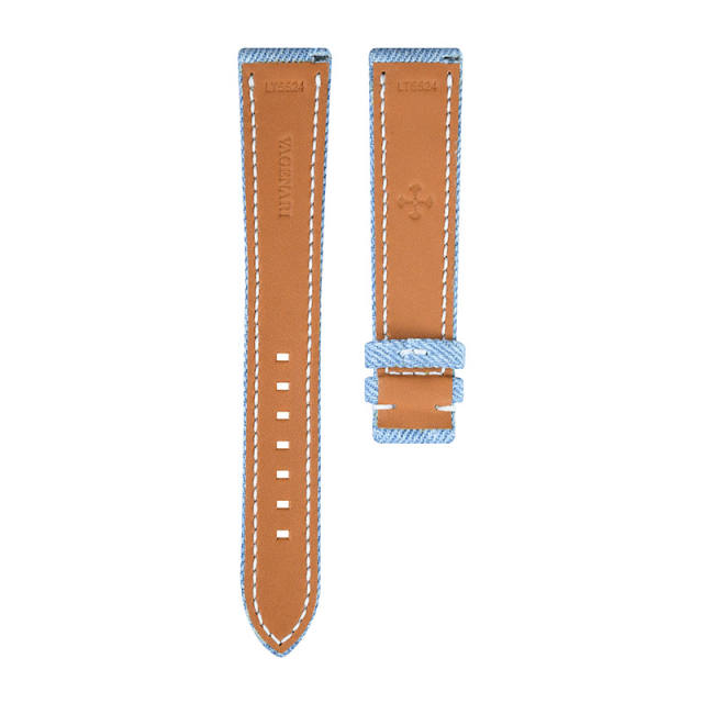 Denim pattern Leather strap for Patek Philippe 5924G