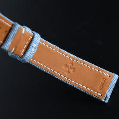 Denim pattern Leather strap for Patek Philippe 5924G