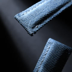 Denim pattern Leather strap for Patek Philippe 5924G
