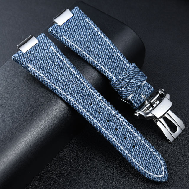 【Include Endlink】Denim pattern Leather strap For Patek Philippe 5712 Bracelet models