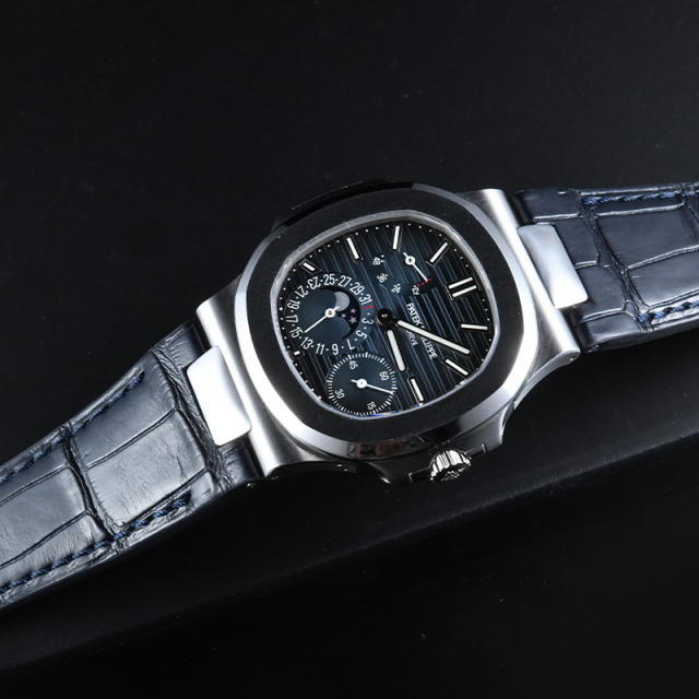 【Include Endlink+clasp】Alligator strap For Patek Philippe 5712 Steel Bracelet Models
