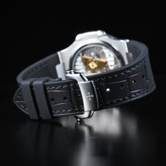 【Include Endlink+clasp】100% Rubber Strap Imitated Alligator Lines Rubber Strap For Patek Philippe 5711 bracelet models
