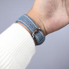 【Include Endlink+clasp】Denim pattern Leather strap For Patek Philippe 5711 Bracelet Models