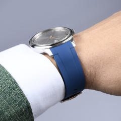 Rubber strap for Omega De Ville 40mm 434.10.40.20