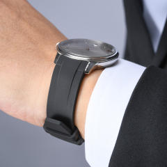 Rubber strap for Omega De Ville 40mm 434.10.40.20