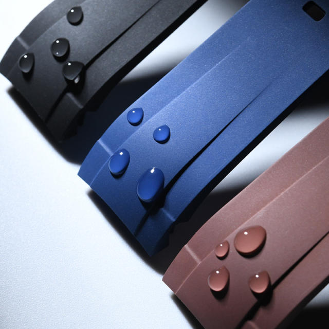 Rubber strap for Omega De Ville 40mm 434.10.40.20