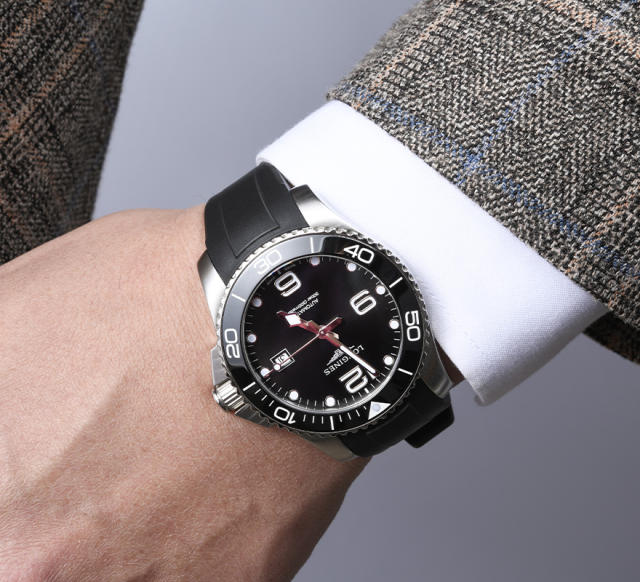 【New design monochrome mold】Rubber Strap For Longines HydroConquest 41/43mm