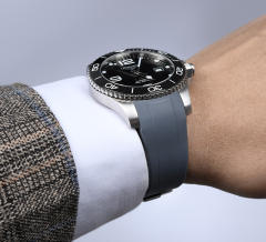 【New design monochrome mold】Rubber Strap For Longines HydroConquest 41/43mm