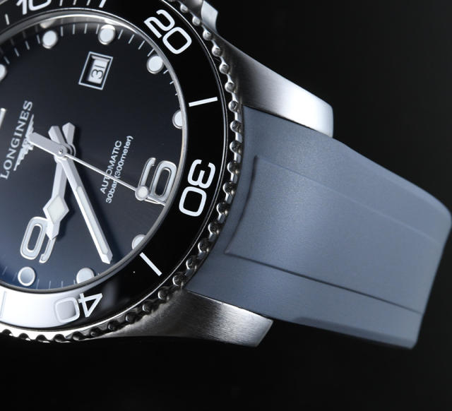 【New design monochrome mold】Rubber Strap For Longines HydroConquest 41/43mm