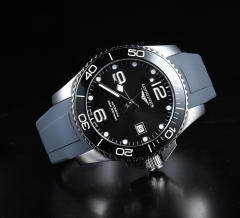 【New design monochrome mold】Rubber Strap For Longines HydroConquest 41/43mm