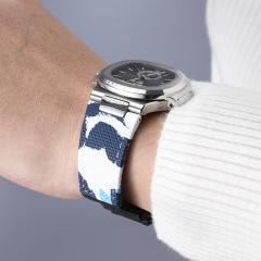 Vagenari Hook and Loop Canvas strap for Patek Nautilus 5711/5726/5712/5980 Leather strap models