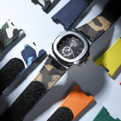 Vagenari Hook and Loop Canvas strap for Patek Nautilus 5711/5726/5712/5980 Leather strap models