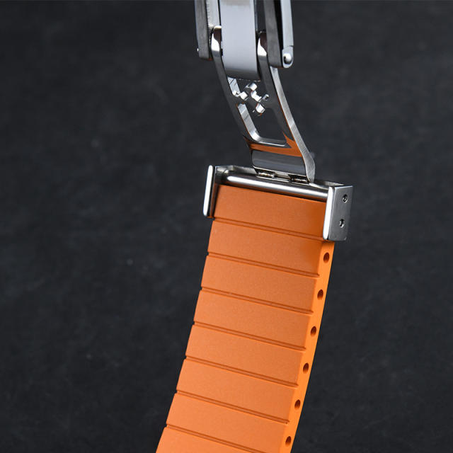Vagenari Rubber strap For Cartier Santos Large Size 39.8mm