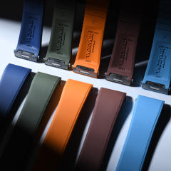 Vagenari Rubber strap For Cartier Santos Large Size 39.8mm