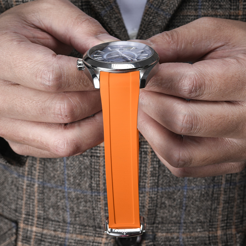 Rubber strap for Omega Seamaster 150M 43mm Woldtimer