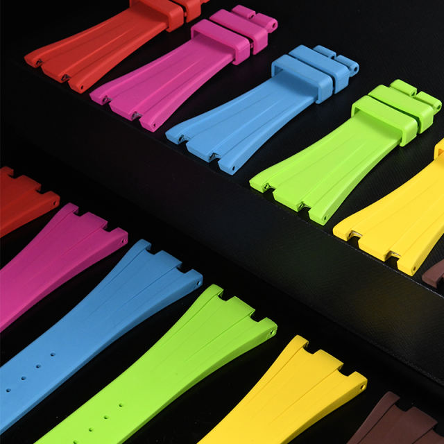 [For AP 26170 Metal Bracelet Models] Rubber Strap For Royal Oak Offshore 42mm Chronograph Folding clasp