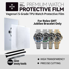 Vagenari TPU Watch Protective Film S-Grade For Rolex GMT Jubilee Bracelet Only