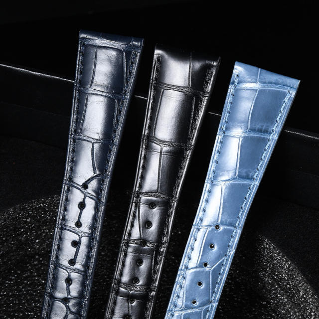 Alligator strap for Patek 6007