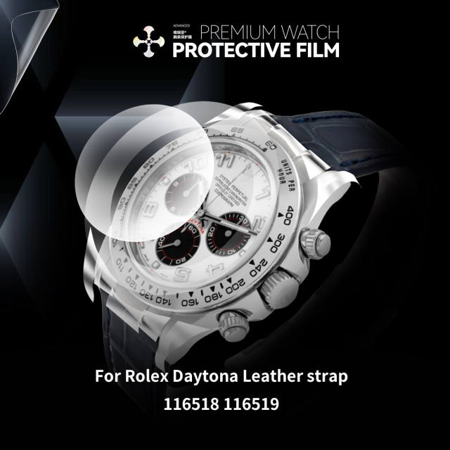 Vagenari S-Grade TPU Watch Protective Film For Rolex Daytona Leather strap 116518 116519