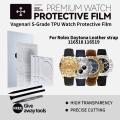 Vagenari S-Grade TPU Watch Protective Film For Rolex Daytona Leather strap 116518 116519