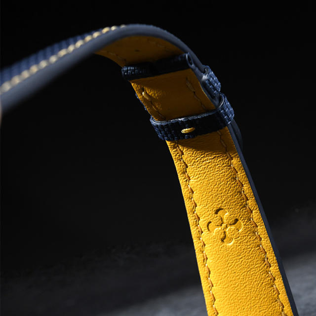 Vagenari Rubber and Leather strap for Patek Philippe 6007
