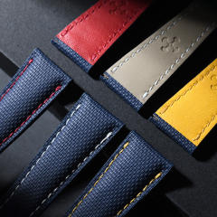 Vagenari Rubber and Leather strap for Patek Philippe 6007