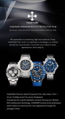 Vagenari S-Grade TPU Watch Protective Film For Rolex Daytona Rubber strap 116515 116518 116519