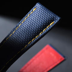 Vagenari Rubber and Leather strap for Patek Philippe 6007