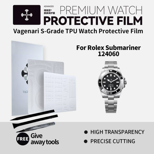 Vagenari TPU Watch Protective Film S-Grade For Rolex Submariner 124060