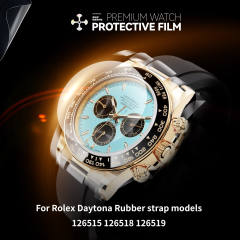 Vagenari S-Grade TPU Watch Protective Film For Rolex Daytona Rubber strap models 126515 126518 126519