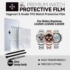 Vagenari S-Grade TPU Watch Protective Film For Rolex Daytona 116505 116506 116509