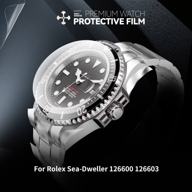 Vagenari S-Grade TPU Watch Protective Film For Rolex Sea-Dweller 126600 126603