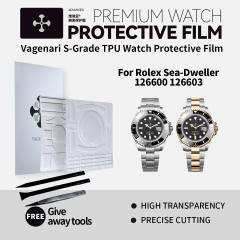 Vagenari S-Grade TPU Watch Protective Film For Rolex Sea-Dweller 126600 126603