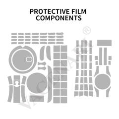 Vagenari TPU Watch Protective Film S-Grade For Rolex GMT Flat Three-Piece Bracelet Only