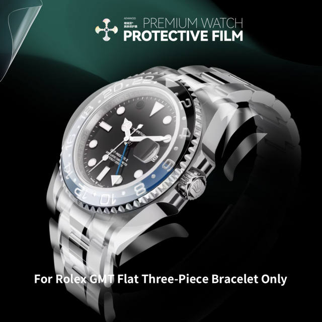 Vagenari TPU Watch Protective Film S-Grade For Rolex GMT Flat Three-Piece Bracelet Only