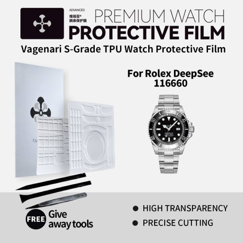 Vagenari S-Grade TPU Watch Protective Film For Rolex DeepSee 116660