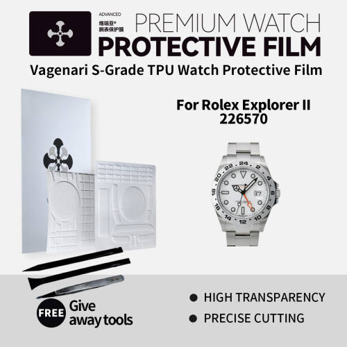 Vagenari S-Grade TPU Watch Protective Film For Rolex Explorer II 226570