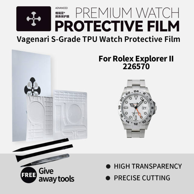 Vagenari S-Grade TPU Watch Protective Film For Rolex Explorer II 226570
