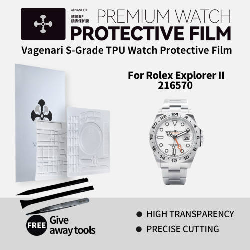 Vagenari S-Grade TPU Watch Protective Film For Rolex Explorer II 216570