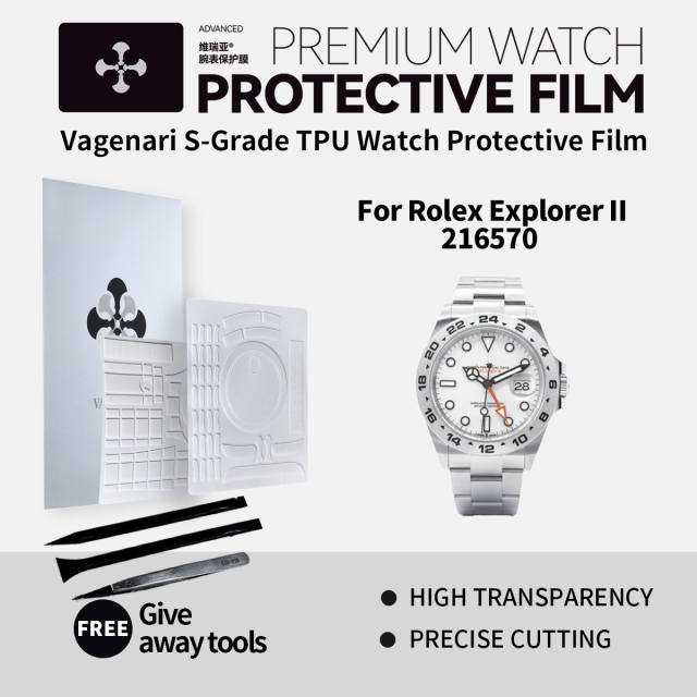 Vagenari S-Grade TPU Watch Protective Film For Rolex Explorer II 216570