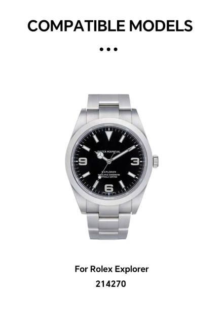 Vagenari S-Grade TPU Watch Protective Film For Rolex Explorer 214270