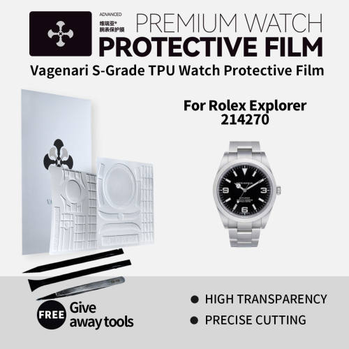 Vagenari S-Grade TPU Watch Protective Film For Rolex Explorer 214270