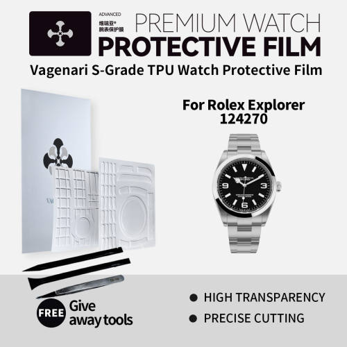 Vagenari S-Grade TPU Watch Protective Film For Rolex Explorer 124270