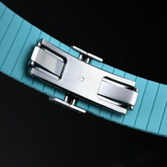 Rubber strap for Citizen Eco-Drive chronograph Super Titanium men's watch CA4610-85A/M/Z