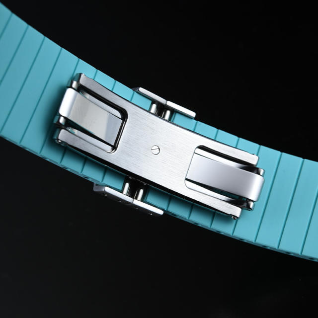 Rubber strap for Citizen Eco-Drive chronograph Super Titanium men's watch CA4610-85A/M/Z